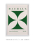 Quadro Decorativo Bauhaus 1919 Branco e Verde - Moodé Brasil