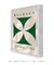 Quadro Decorativo Bauhaus 1919 Branco e Verde - loja online