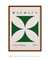 Quadro Decorativo Bauhaus 1919 Branco e Verde - comprar online