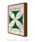 Quadro Decorativo Bauhaus 1919 Branco e Verde na internet