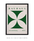 Quadro Decorativo Bauhaus 1919 Branco e Verde - Moodé Brasil