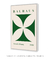 Quadro Decorativo Bauhaus 1919 Branco e Verde