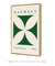 Quadro Decorativo Bauhaus 1919 Branco e Verde - comprar online