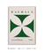 Quadro Decorativo Bauhaus 1919 Branco e Verde - comprar online