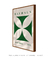 Quadro Decorativo Bauhaus 1919 Branco e Verde - loja online
