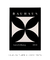Quadro Decorativo Bauhaus 1919 Invertido Preto na internet