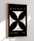 Quadro Decorativo Bauhaus 1919 Invertido Preto