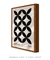 Quadro Decorativo Cobogó Modular Branco e Preto na internet