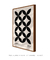 Quadro Decorativo Cobogó Modular Branco e Preto - comprar online