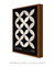 Quadro Decorativo Cobogó Modular Preto na internet