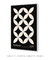 Quadro Decorativo Cobogó Modular Preto