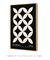 Quadro Decorativo Cobogó Modular Preto - comprar online