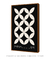 Quadro Decorativo Cobogó Modular Preto na internet