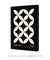 Quadro Decorativo Cobogó Modular Preto - Moodé Brasil