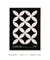 Quadro Decorativo Cobogó Modular Preto - comprar online