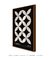 Quadro Decorativo Cobogó Modular Preto - loja online