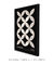 Quadro Decorativo Cobogó Modular Preto