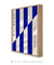 Quadro Decorativo Manifesto Vertical - Azul