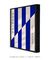 Quadro Decorativo Manifesto Vertical - Azul - loja online