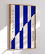 Quadro Decorativo Manifesto Vertical - Azul