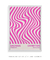 Quadro Decorativo Onda Sólida Rosa - Moodé Brasil