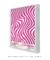 Quadro Decorativo Onda Sólida Rosa - loja online