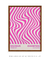 Quadro Decorativo Onda Sólida Rosa - comprar online