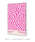 Quadro Decorativo Onda Sólida Rosa