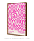 Quadro Decorativo Onda Sólida Rosa na internet