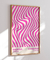 Quadro Decorativo Onda Sólida Rosa na internet