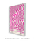 Quadro Decorativo Onda Sólida Rosa