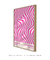 Quadro Decorativo Onda Sólida Rosa na internet