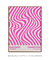 Quadro Decorativo Onda Sólida Rosa - Moodé Brasil