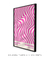 Quadro Decorativo Onda Sólida Rosa