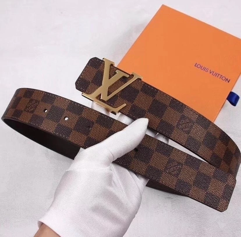 Cinto Louis Vuitton Damier Ebene Linha Italiana