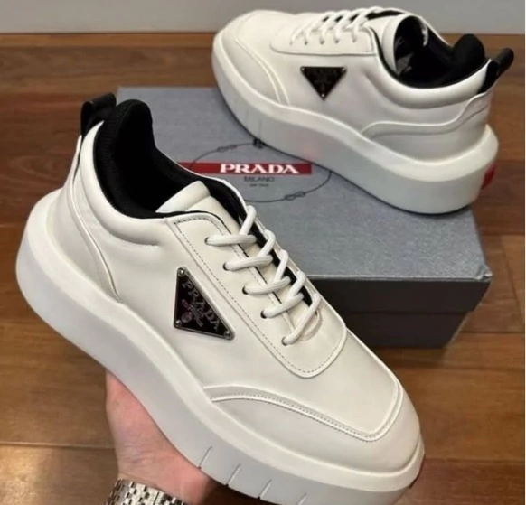 Tênis Prada Branco Linha Italiana