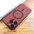Imagem do Case para iPhone Luxo PU Leather Deer , Magsafe Tampa de carga sem fio, 16, 15, 13