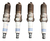 Kit Jogo De 4 Velas Ford Ka 1.0 Ztec 2000 2001