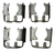Kit 4 Presilha Trava Bico Injetor Peugeot 206 2006 A 2012
