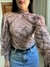 Blusa manga longa tule - loja online