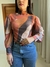 Blusa manga longa tule