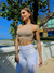 Bege classic legging com bolso - Yo