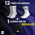 COMBO ARG® VIOLETA Campera TNF Snow + 12 pares de medias + Gorro TNF de Regalo! - tienda online