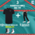COMBO ARG® AZUL CAPRI 3 Remeras Nike Dri-Fit + 1 Pantalon Deportivo + 12 Pares de Medias de Regalo! - comprar online