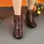 ComfortStep - Bota de Cano Curto com Salto Baixo e Conforto na internet