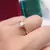 Anel Clássico de Noivado com Moissanite Kuololit – Luxo Atemporal em Ouro 14K - comprar online