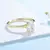 Imagem do Anel Clássico de Noivado com Moissanite Kuololit – Luxo Atemporal em Ouro 14K
