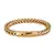 Motor Dourado – Pulseira Punk de Aço Inoxidável com Fecho Magnético - comprar online