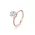 Anel Promessa Eterna com Moissanite Oval
