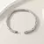 Imagem do Pulseira Zakol Infinity – Elegância Minimalista em Aço Inoxidável